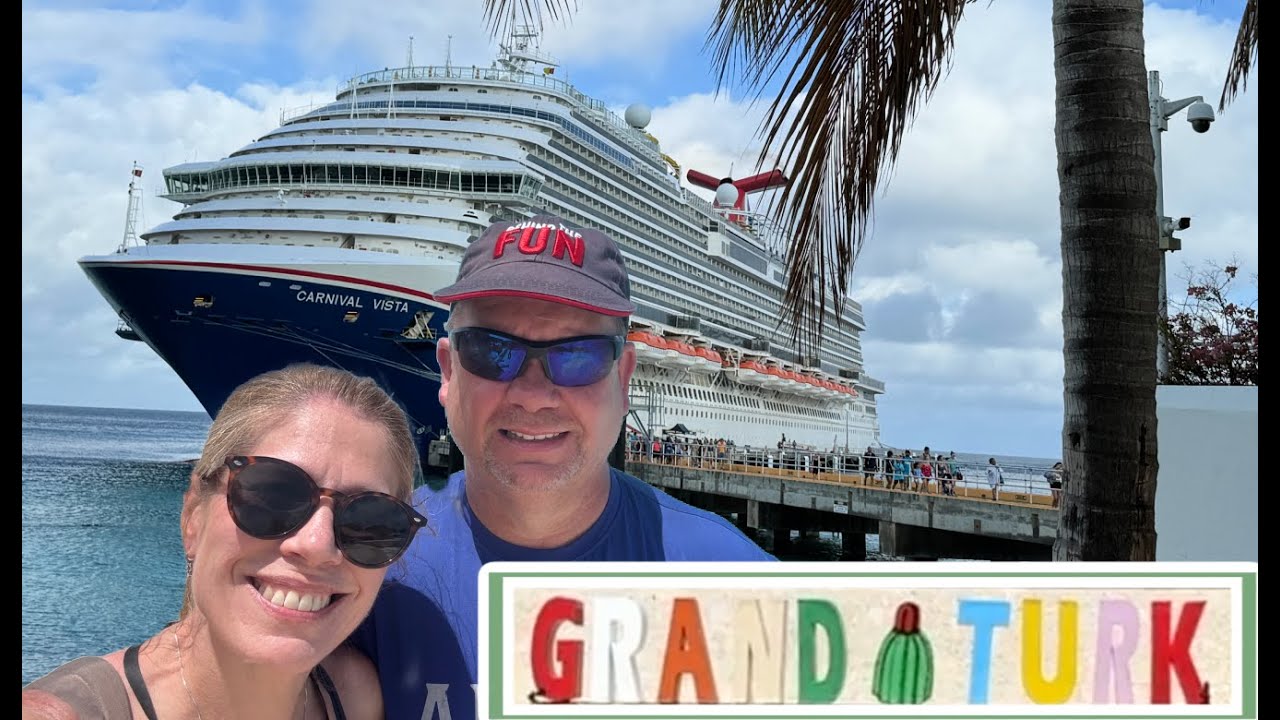 Carnival Vista Grand Turk | Governor's Beach | Light House| Donkeys| The Sandbar |  DEA Golf Cart
