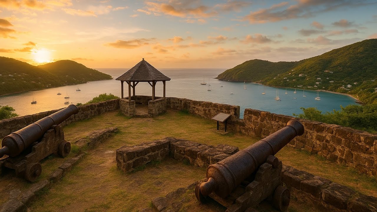 Fort Hamilton Bequia | History & Stunning Views Over Admiralty Bay | St. Vincent & the Grenadines