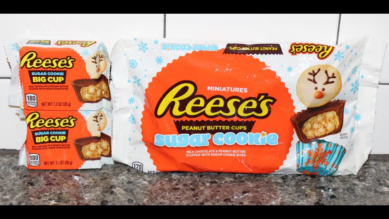 Reese’s Sugar Cookie Big Cup & Miniatures Reese’s Peanut Butter Cups Sugar Cookie Review