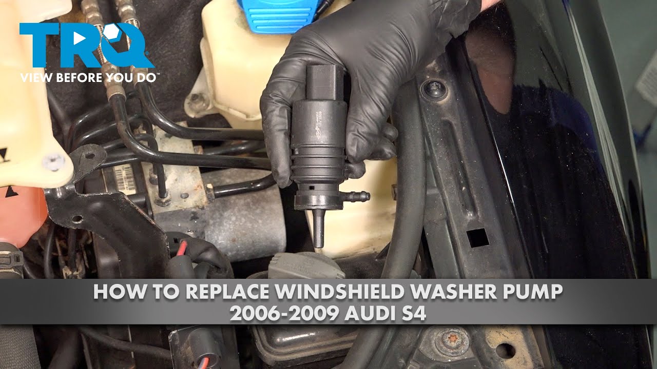 How to Replace Windshield Washer Pump 2006-2009 Audi S4