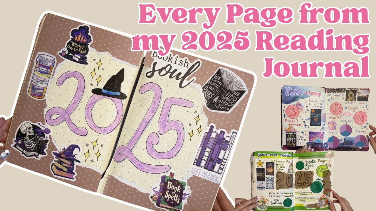 2025 Book Journal Flip-through