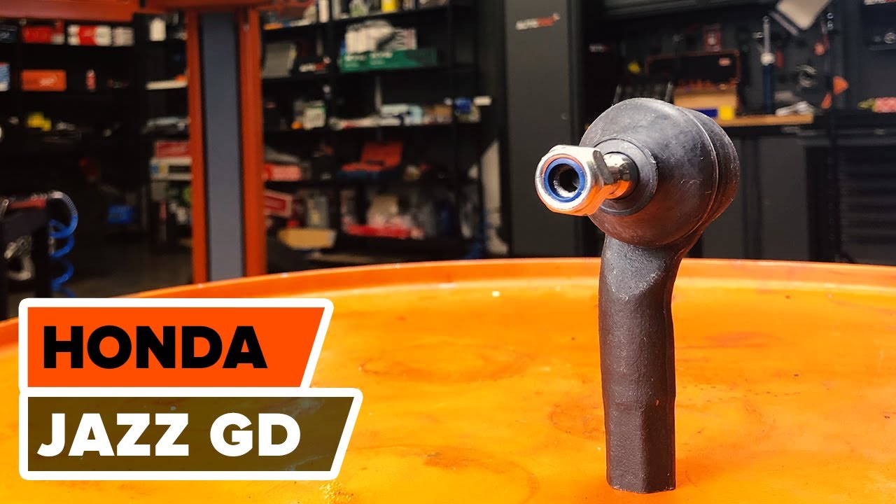 How to change tie rod end / track rod end on HONDA JAZZ 1 TUTORIAL | AUTODOC