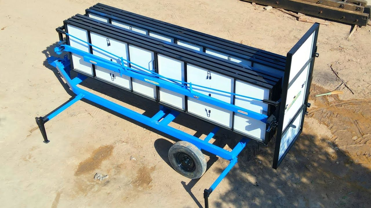 Book type solar trolley