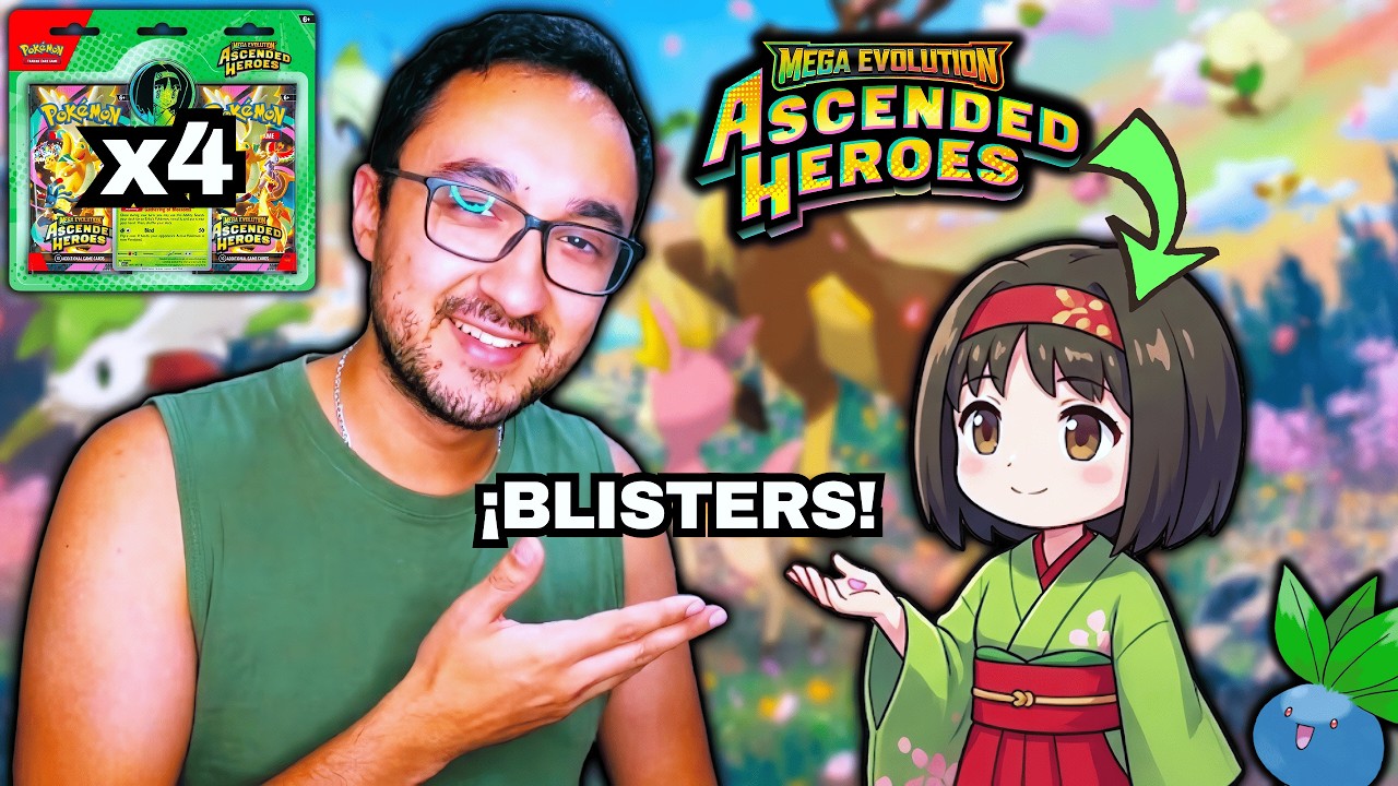 ¡Abrimos los nuevos BLISTERS de la Líder ERIKA! 🌸 Pokémon TCG Ascended Heroes