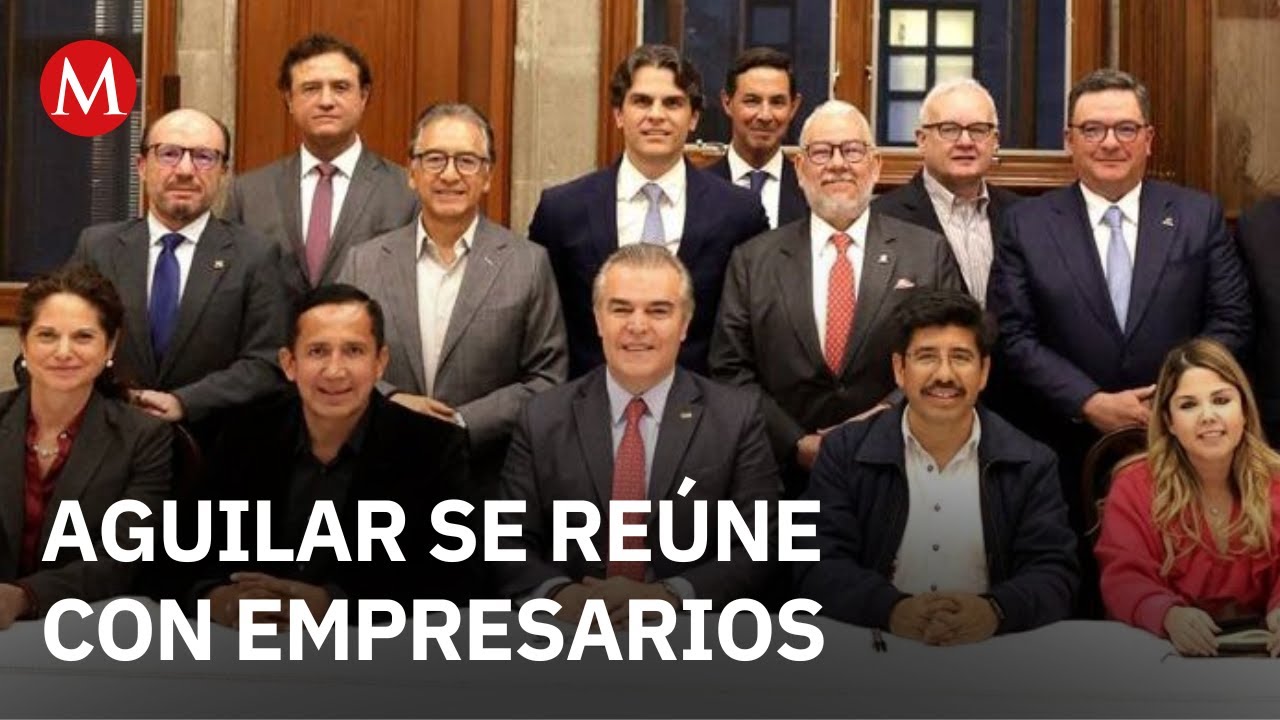 Hugo Aguilar Ortiz se re&uacute;ne con integrantes del Consejo Coordinador Empresarial