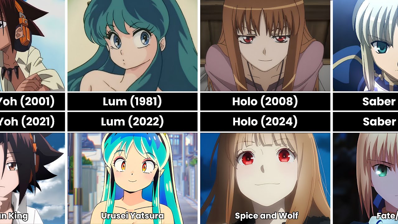 Anime Characters Changes After Remake
