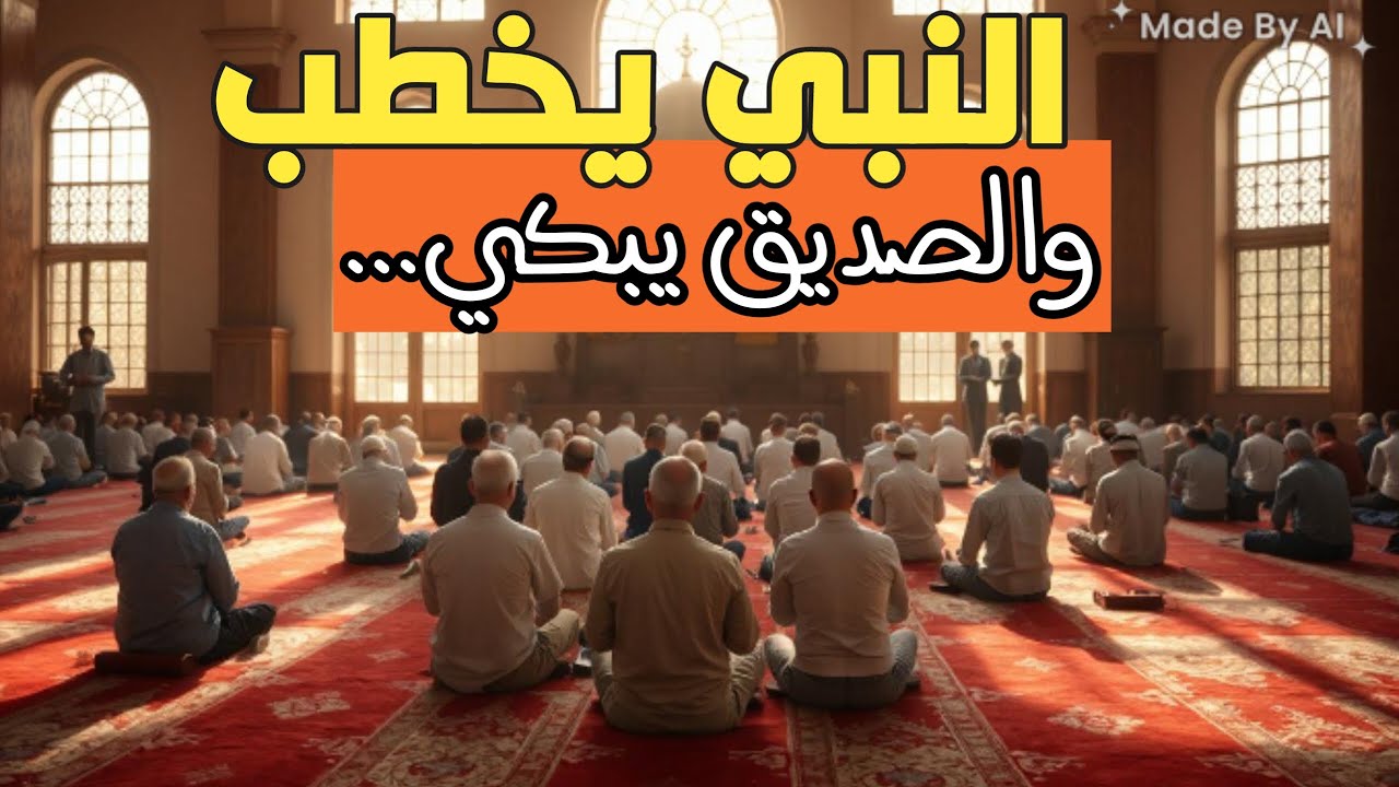 النبي يخطب والصديق يبكي فقط من بين الصحابة ...لماذا؟؟؟