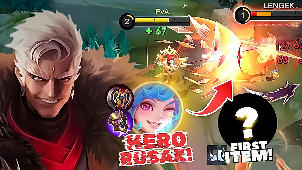 YU ZHONG VS CICI HERO RUSAK EXP LANE!!! BELI INI FIRST ITEM LANGSUNG MELEDAK UBUN2NYA!!!