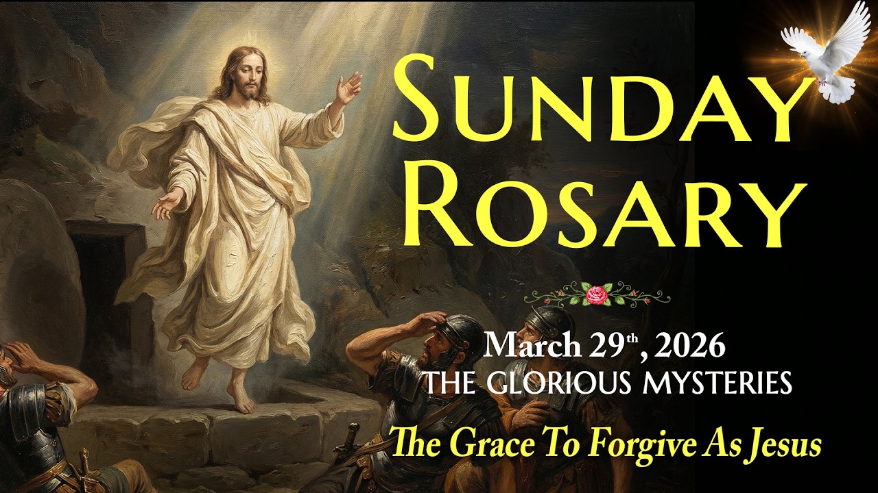 Sunday Holy Rosary ❤️ March 29, 2026 ❤️ Glorious Mysteries Of The Rosary [Virtual]