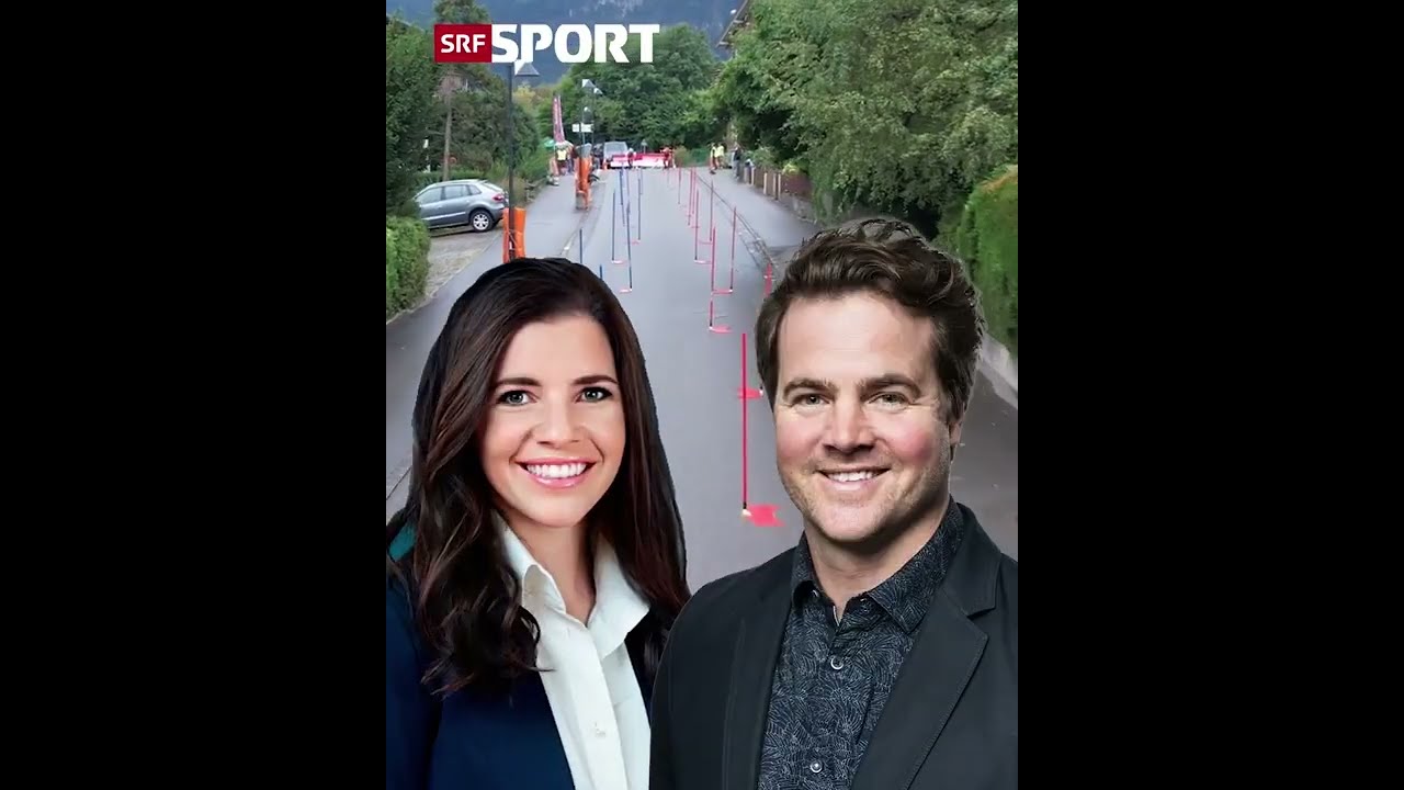 The Race Summer Edition. Tina gegen Marc, Inline Alpin Slalom Rennen