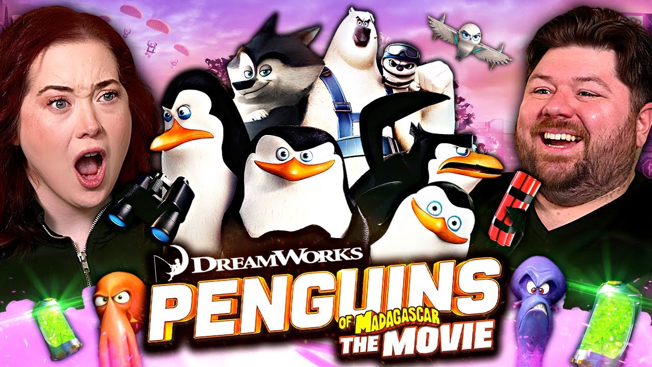 We Watch **PENGUINS OF MADAGASCAR** For The FIRST TIME!
