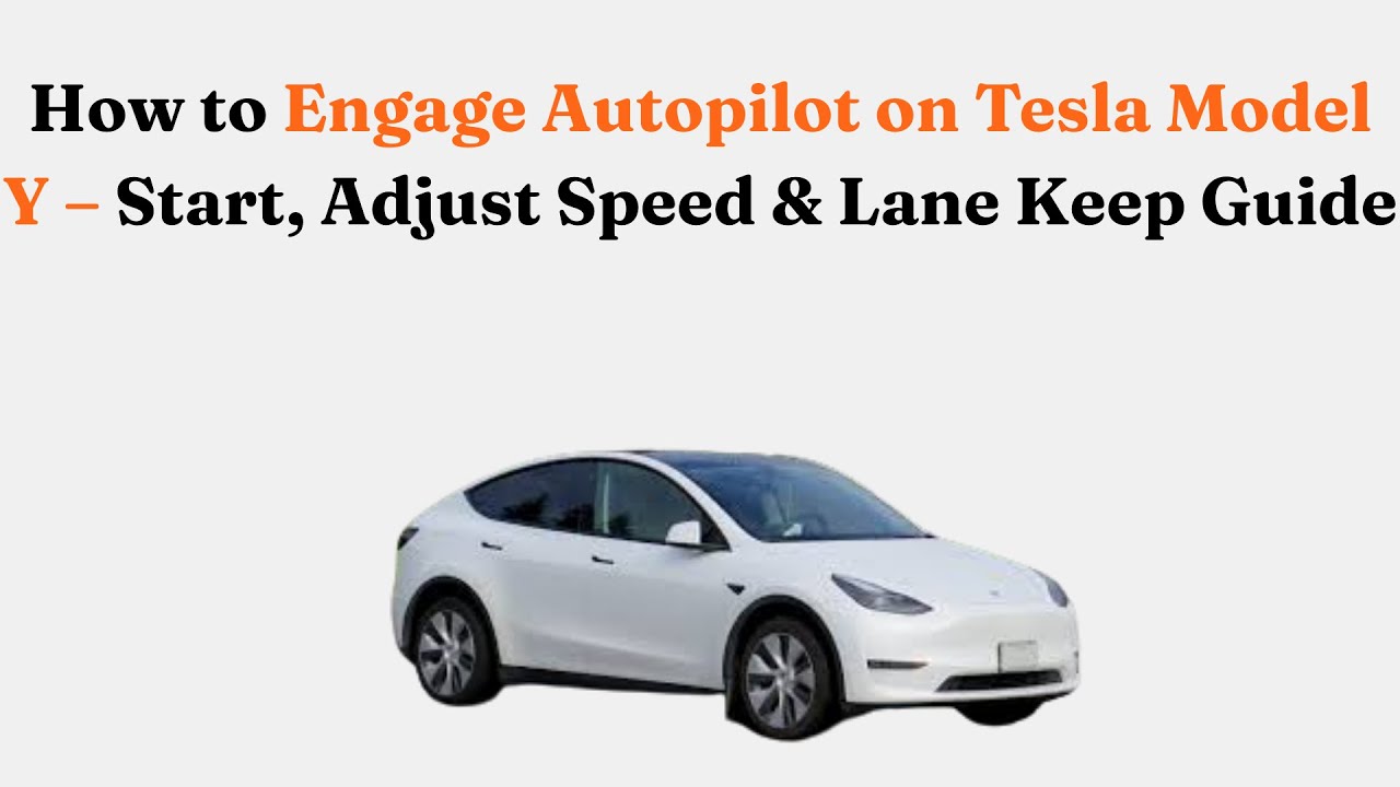 Как включить автопилот на Tesla Model Y — руководство по запуску, регулировке скорости и удержани...