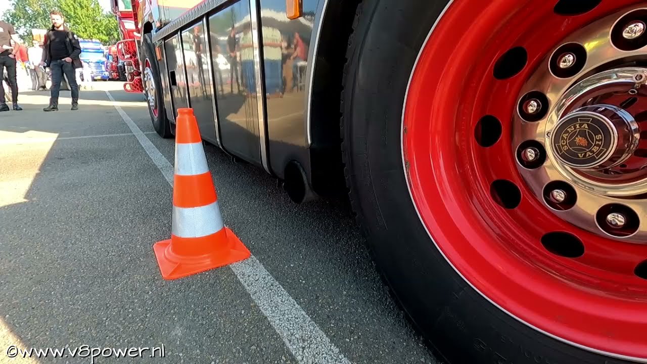 Decibellencontest on tour | Ravenstein | SCANIA V8 Sound | V8power.nl