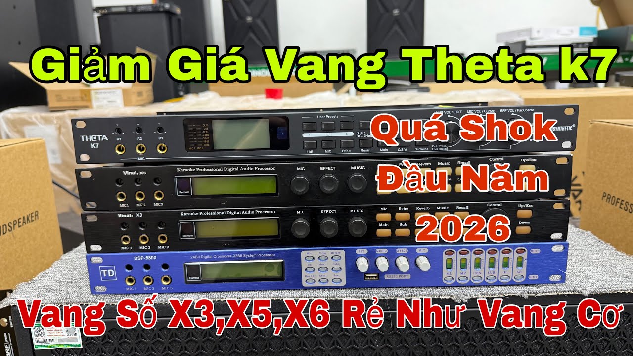 Đầu Xuân Giảm 500k Cho Vang Số Theta k7,X3, X5 , X6 Giá Chỉ Hơn 1tr Đã Có Vang Số Xịn Chơi Rồi