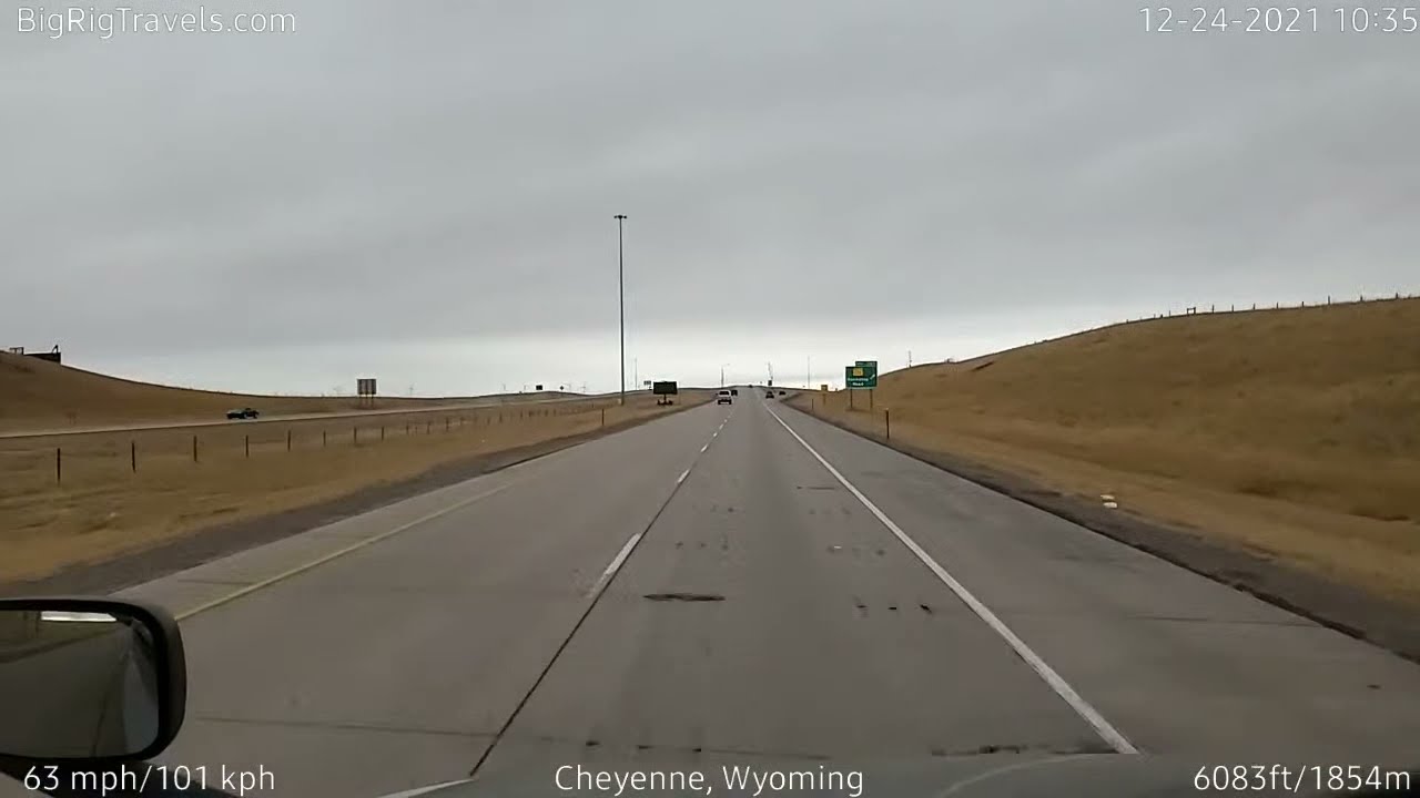 BigRigTravels LIVE | Christmas Eve | Cheyenne WY to Salt Lake City, UT. (12/24/21 10:18 AM)