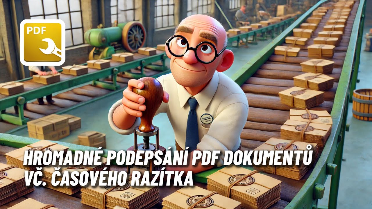 Hromadné podepsání pdf dokumentů vč. časového razítka