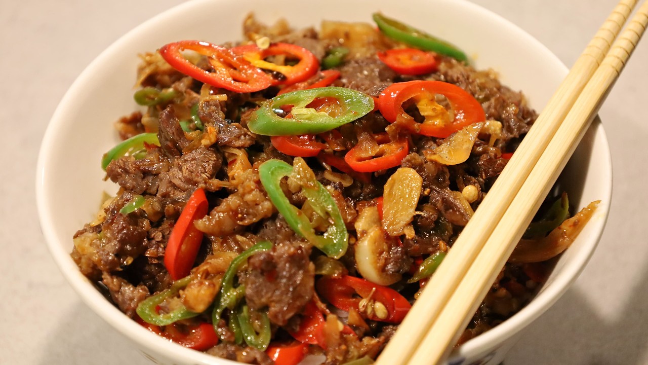 Simple Chinese Sour and Spicy Beef recipe