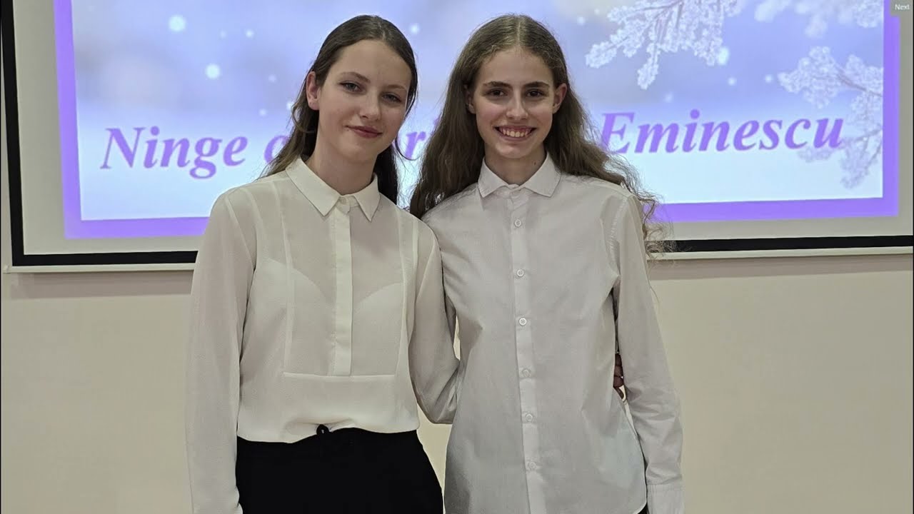 O, rămâi - M.Eminescu. Elevele Alexandra Boldeș, Alexandra Iaconi. IPLTPA N.Sulac.