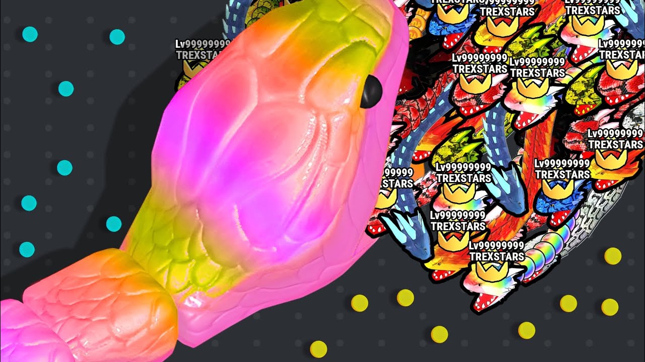 Snake Clash! .io - MAX LEVEL! Epic Snake Clash.io Gameplay! 