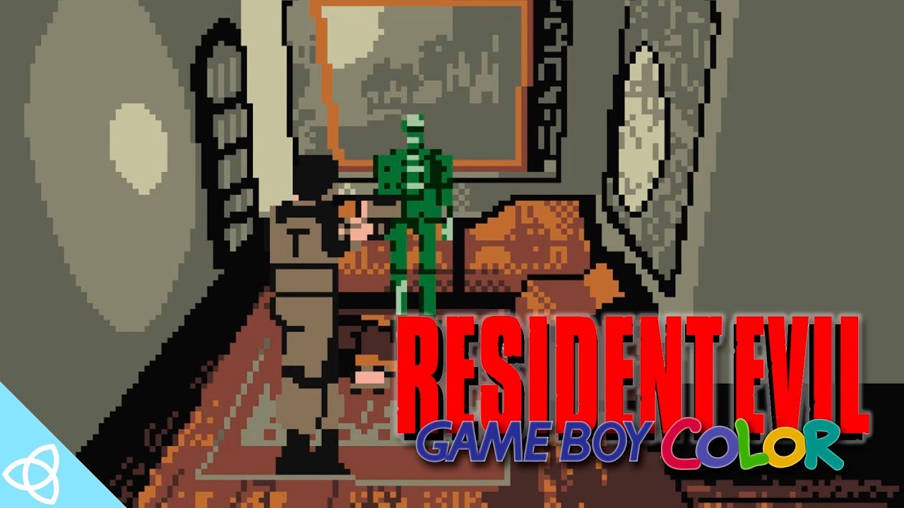 (GBC) Resident Evil 1 - Cancelled Game Boy Color Version Gameplay