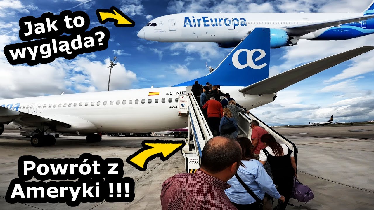 Wracam z USA do Domu !!! - Jak wygląda Powrót do Europy? *Lot 3 Samolotami w ciągu 24h (Vlog 902)