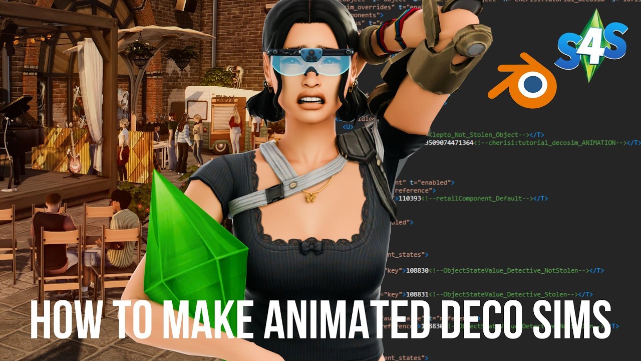 How to Create Animated Deco Sims: Everything You Need to Know | Sims 4 Mod Tutorial