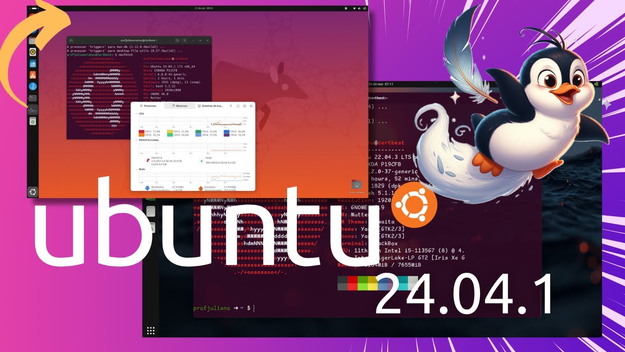 Migrando do Windows 11 para Ubuntu 24.04.1 LTS 🎉