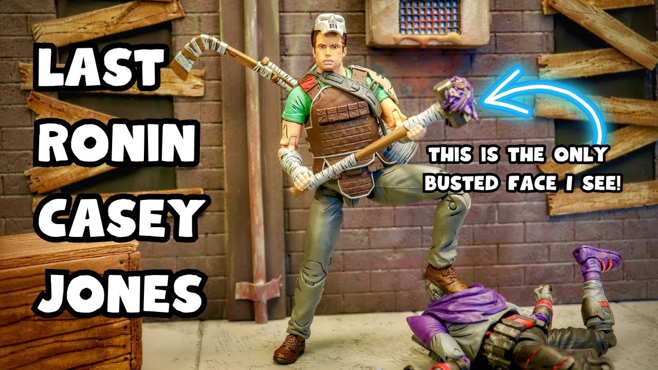 TMNT Last Ronin Casey Jones Action Figure Unboxing!