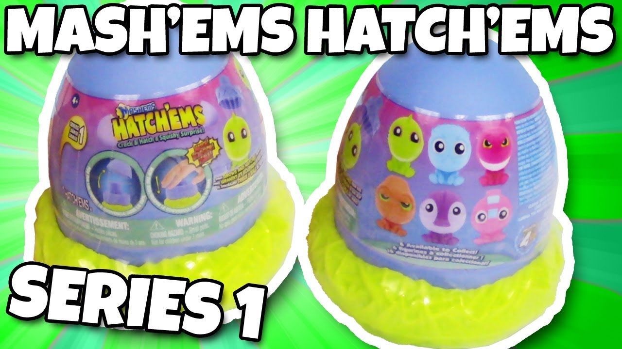 Mash'ems HATCH'EMS Surprise Egg Dino Squishies Hatch & Grow Toy Review | Trusty Toy Channel