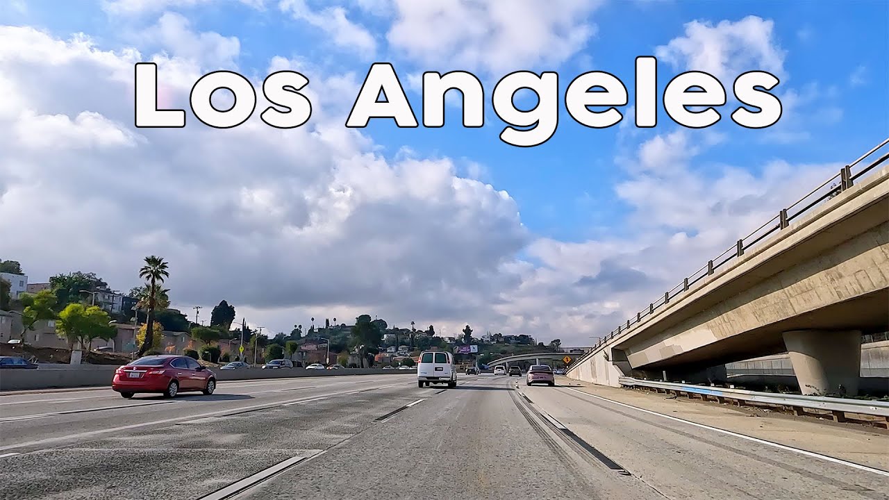 Virtual Driving Tour of the Iconic I-10 West Freeway in Los Angeles, California, USA | December 2023