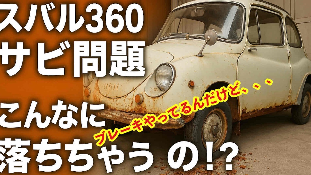 ブレーキやるんだけど、グサグサの大穴発見してしまった？ヤフオクでスバル360を買ってしまった旧車好き素人！何も分かってないので助けてください.help me