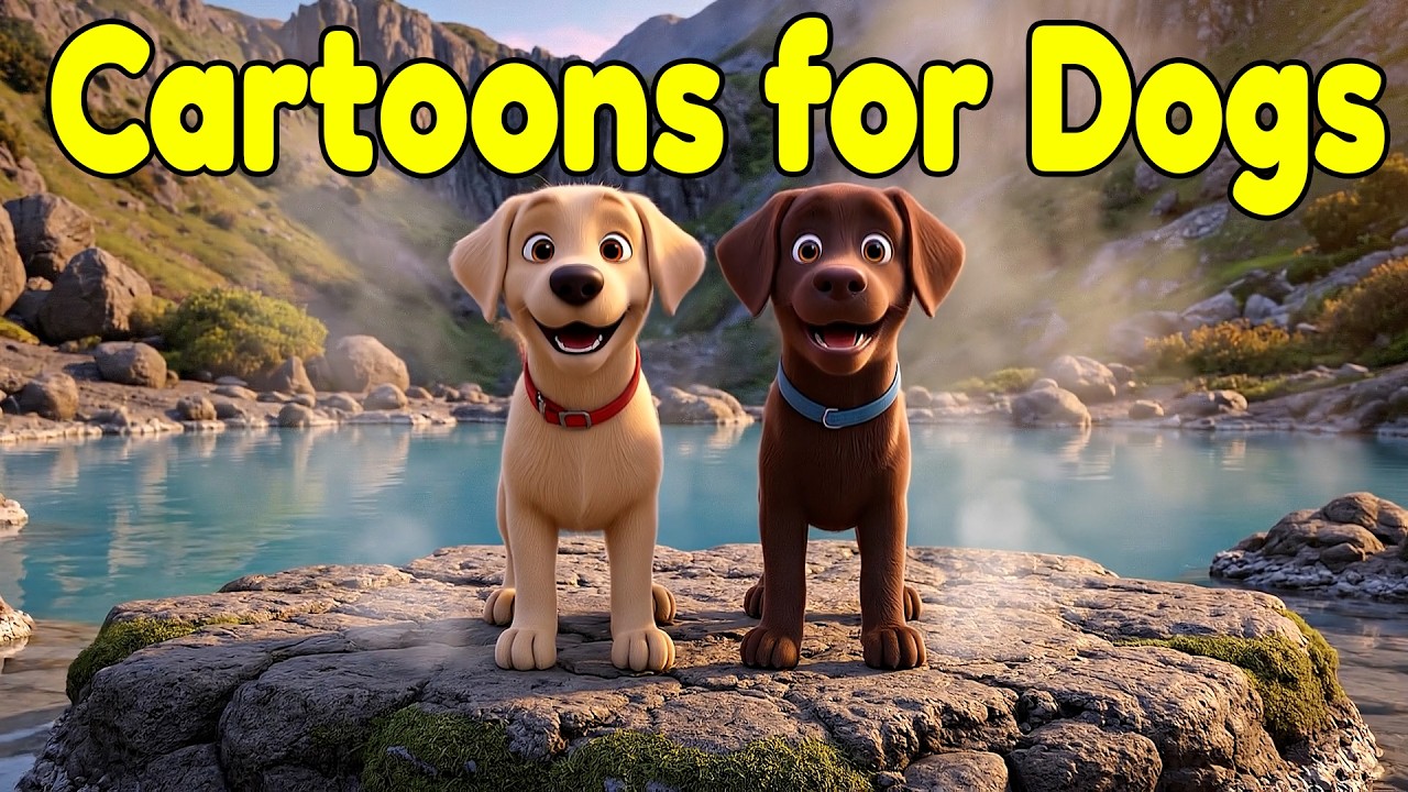 Cartoons for Dogs to Watch🐾Anti-Separation Anxiety TV for Dogs to Watch! Anxiety with Music for Dogs