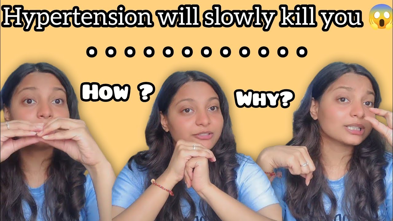 Hypertension will slowly kill you!!!😱