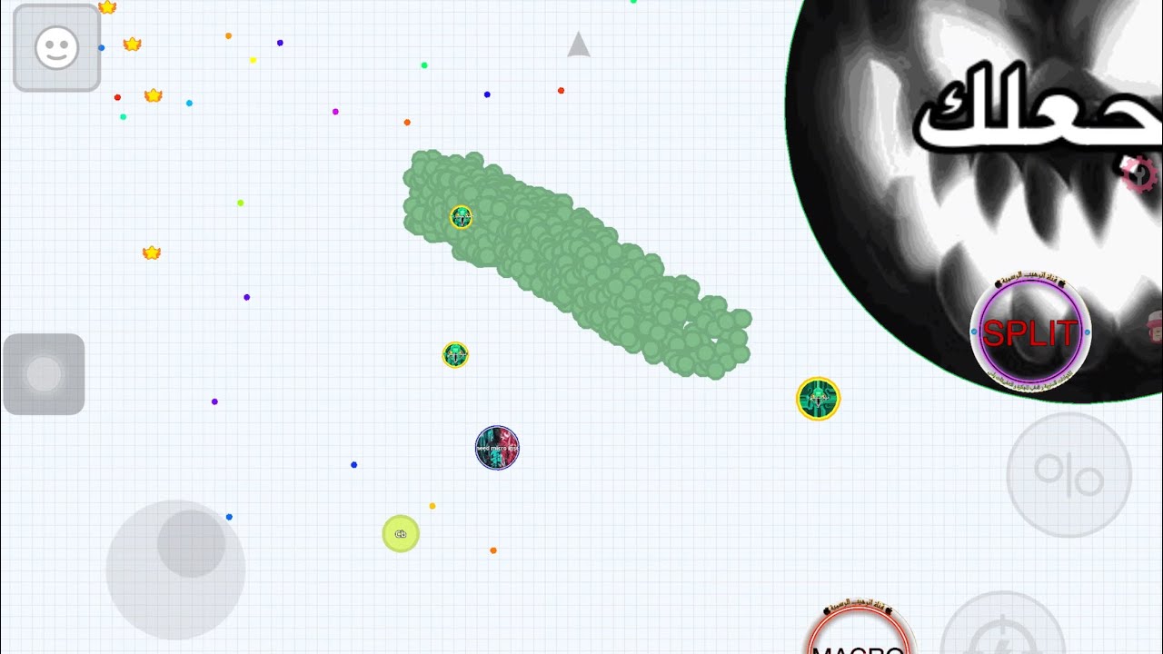 اقاريو مايكرو سولو .Agar.io