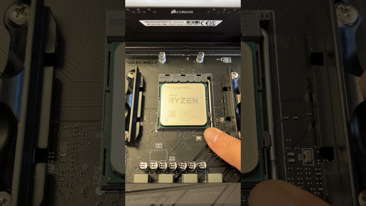 What you need to know installing AMD Ryzen CPU.  #gamer #gaming #amd #ryzen