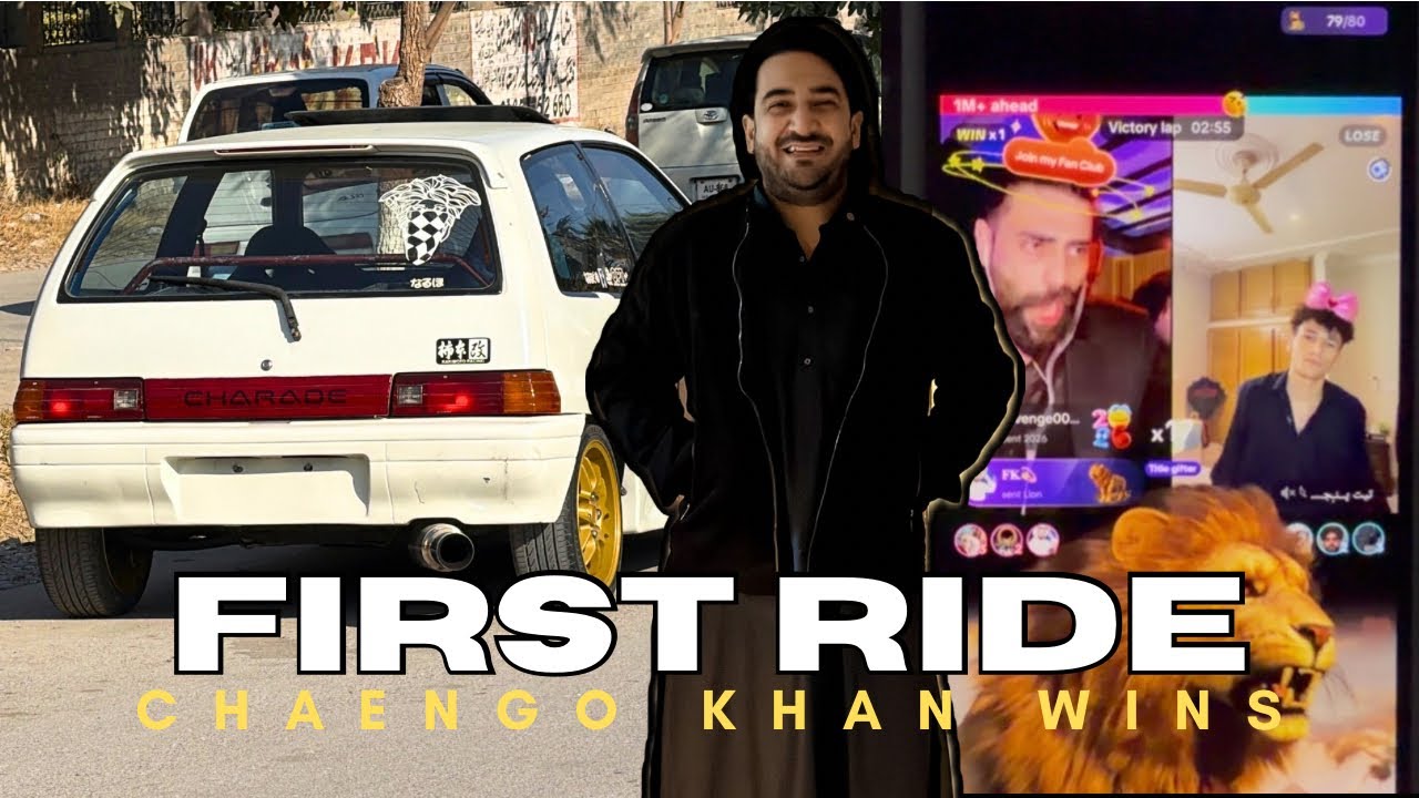 First Ride in Charade GTti  | Pocket Rocket | Tiktok Live | Chaengo Khan | Larako Team