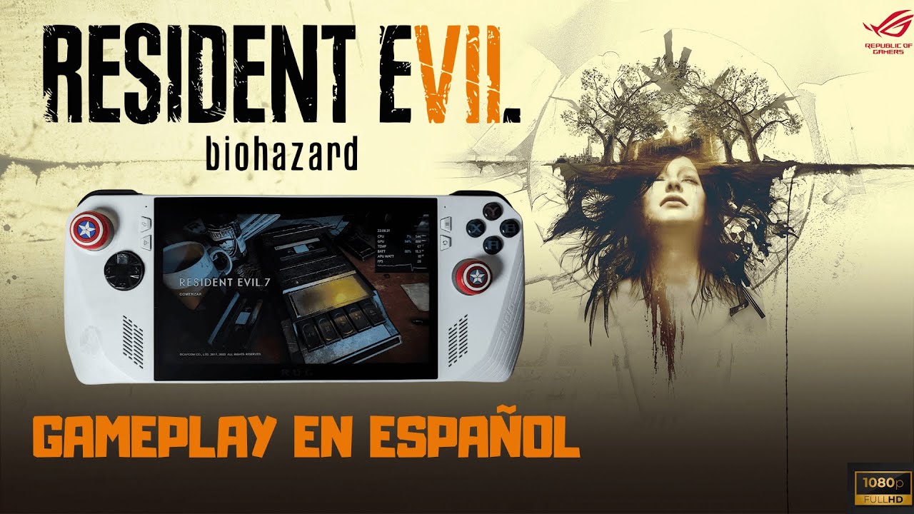 Considerado uno de los mejores juegos de HORROR Resident Evil 7 Biohazard Gameplay Asus Rog Ally Z1E