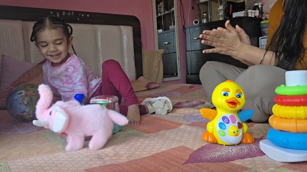☕️ Part 235🥰 Cute baby || Daily routine || Baby girl || Real life || Real moments || Play with mom