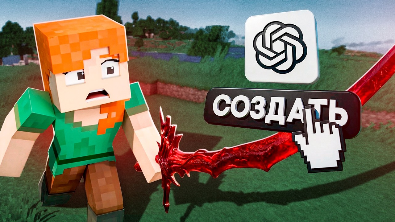 ИИ СОЗДАЛ ИМБОВЫЕ МОДЫ ДЛЯ MINECRAFT