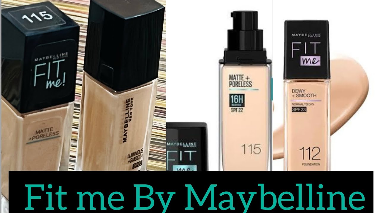 Maybelline Fit me Foundation Nomber 112 and 115 Review /@bellethebeauty