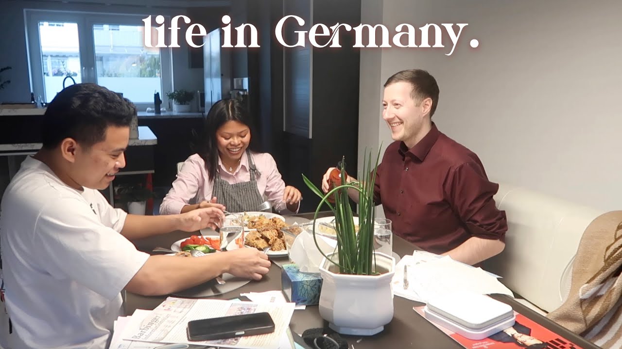 LIFE IN GERMANY: TEACHING MY BRO. TO RIDE A BUS TO THE CITY,  GROCERY HAUL & COOKING ⎮ Liebe Ann❤︎