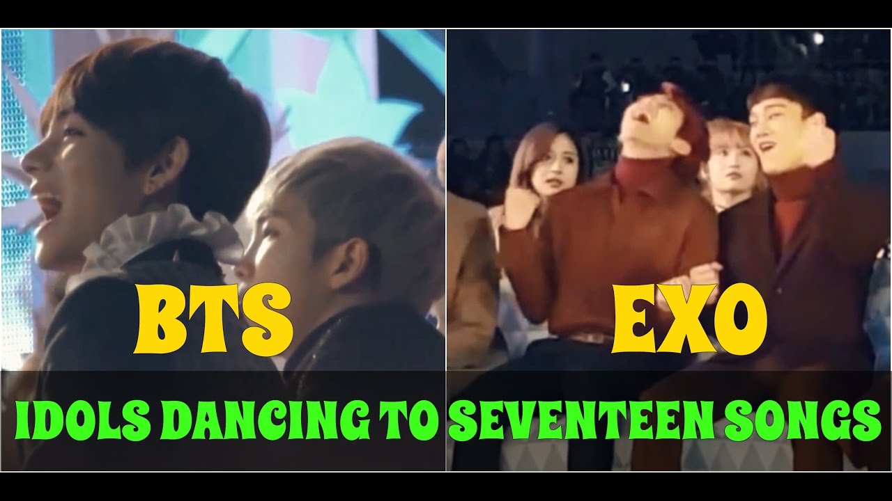 🎵Kpop idols singing and dancing to Seventeen's songs part 5 ♡