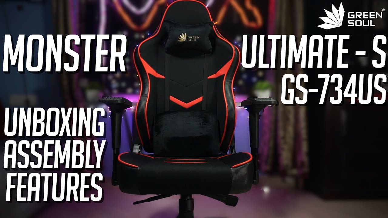 Green Soul Monster Ultimate (S) Multi-Functional Chair GS-734US (Unboxing | Assembly | Features)
