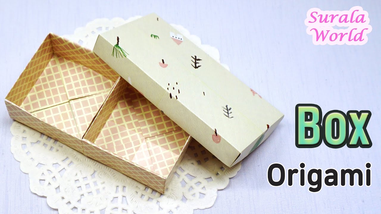 Оригами - коробка, ящик, подарочная коробка