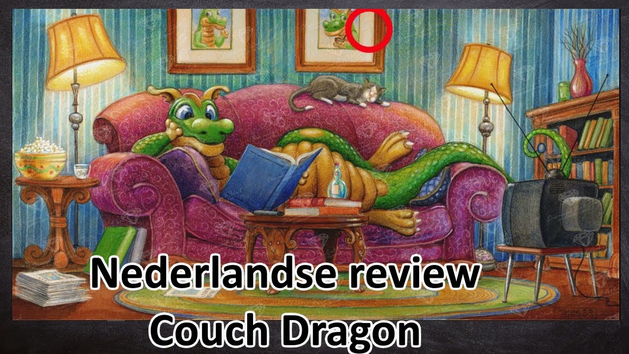 Nederlandse review Couch Dragon door Randal Spangler van Diamond Art Club
