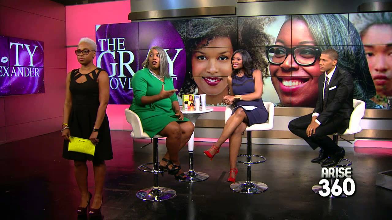 Ty Alexander shows how to rock stylish gray hair at any age!