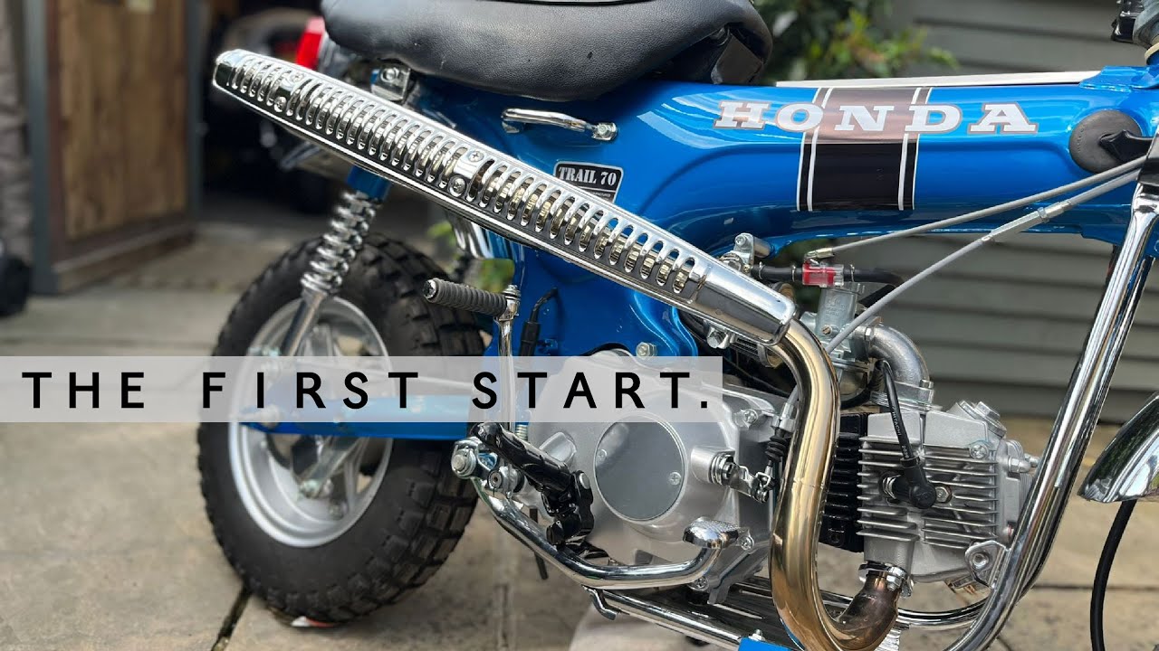 First Start! - 88cc Big Bore Honda Restoration - CT70 PART 8