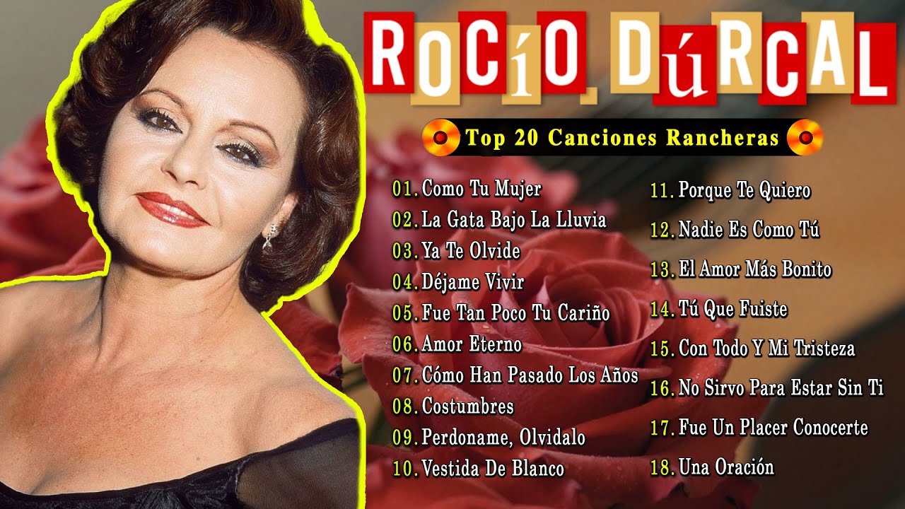 Rocio Durcal Grandes Exitos Sus Mejores Canciones ~ Rocío Dúrcal Grandes Éxitos Baladas 80 90s #s24