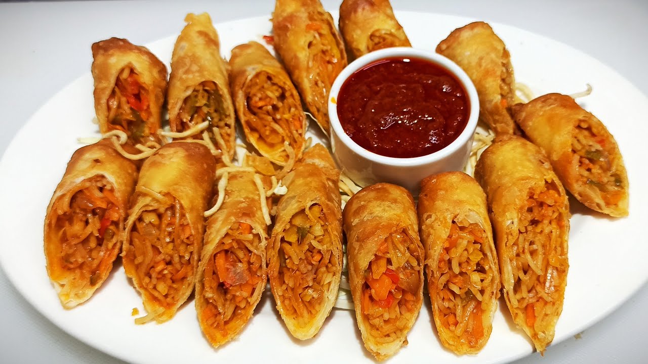 Crispy Spring Rolls Restaurant Style | स्प्रिंग रोल रेसिपी | Lemon Grass Spring Rolls | Chef Ashok