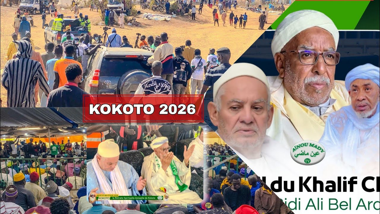 Kokoto accueille le Khalif Ch. Sidi Ali Bel Arabi | Cérémonie officielle de la Retraite Spirituelle
